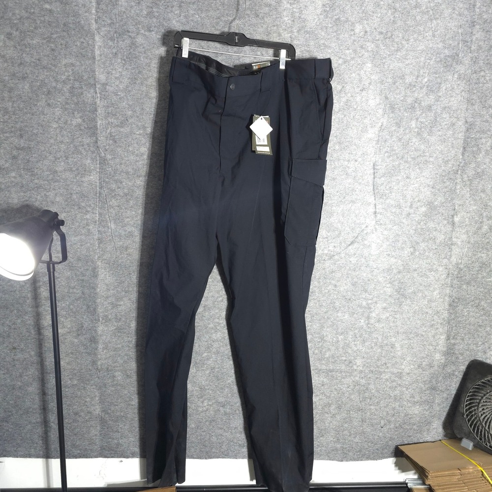 5.11 Tactical Stryke PDU Pant Men 56 Navy Straight Fit Unhemmed Ripstop WorkWear